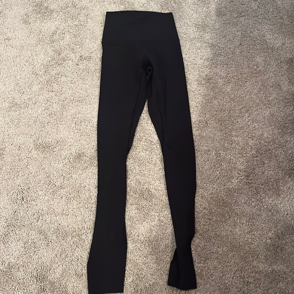 black lululemon align leggings size 0